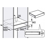 Gaggenau WSP221102 20公升 200 series 嵌入式暖碗碟櫃 (碳黑色)