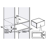 Gaggenau WSP222102 54公升 200 series 嵌入式暖碗碟櫃 (碳黑色)