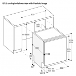 Gaggenau DF480101F 60厘米 12套標準餐具 400 Series 嵌入式洗碗碟機
