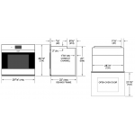 Wolf ICBSO3050CM/S 76厘米 144公升 M Series 嵌入式電焗爐