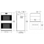 Wolf ICBDO3050CM/S 76厘米 288公升 M Series 嵌入式雙層電焗爐