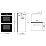 Wolf ICBDO3050CM/B 76厘米 288公升 M Series 嵌入式雙層電焗爐