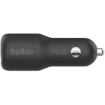 Belkin CCB005qcBK BoostCharge 42W 雙連接口車用充電器