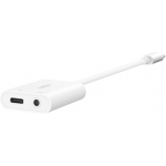 Belkin NPA004btWH RockStar™ 3.5 mm音頻 + USB-C 充電轉接器 (白色)