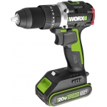 Worx 威克士 WU369.2 13mm 鋰電無碳雙速衝擊電鑽 (2.0Ah電池 ╳2 配2A充電器)