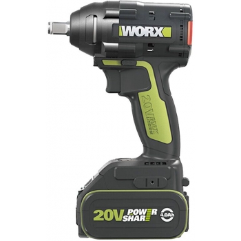 Worx 威克士 WU279.1 鋰電無碳衝擊扳手 (4.0Ah電池 ╳ 2 配6A充電器)