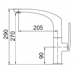 Richford RF76220-4 廚盆水龍頭 (亮光白)