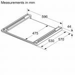 Bosch WTZ27500 曡機架連拉趟式工作檯